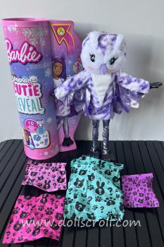 Mattel - Barbie - Cutie Reveal - Barbie - Wave 3: Snowflake Sparkle - Owl - кукла